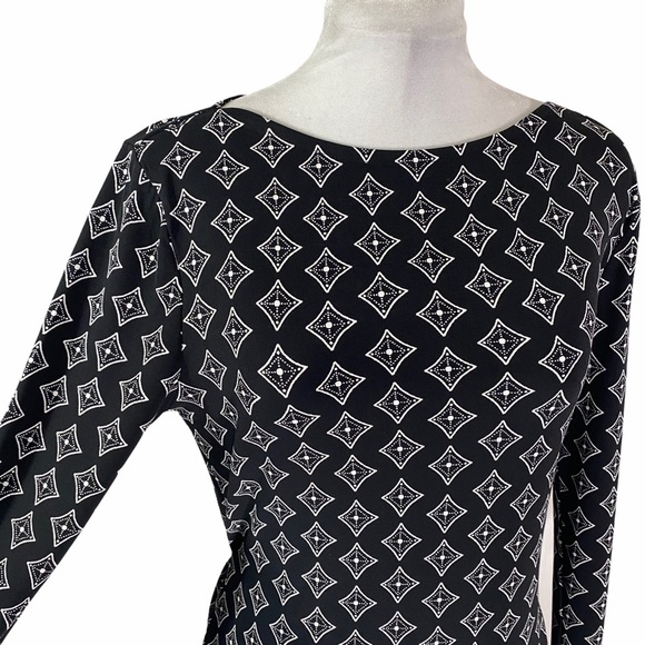 Banana Republic tie waist long sleeve dress size M - Picture 6 of 9